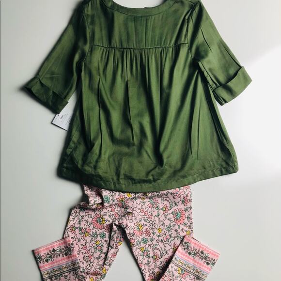 Carter's Baby Matching Floral Matching Set Sz 18M - Picture 5 of 9